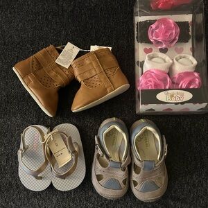 Stride Rite Brown Baby Walker Shoes